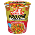 Nissin Cup Noodles 16g Protein Rich & Savory Beef Ramen Soup