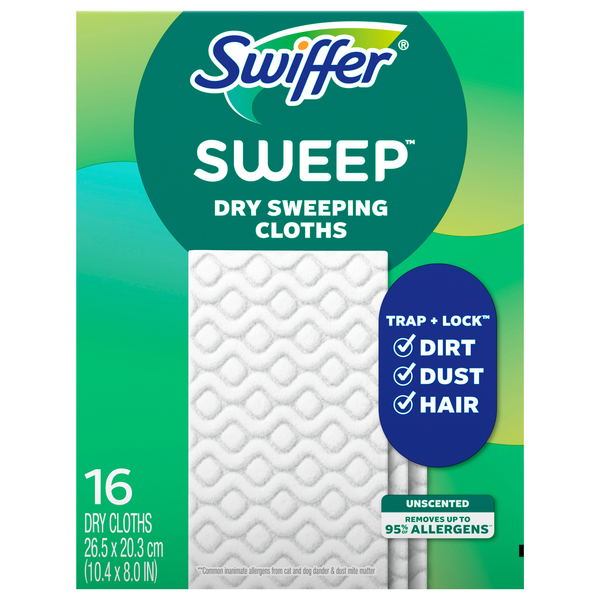 Swiffer Unscented Dry Sweeping Cloths Refill