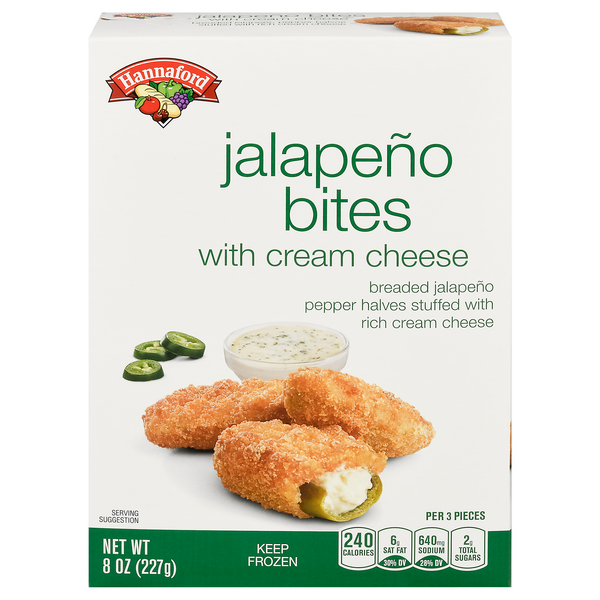 Hannaford Jalapeno Bites with Cream Cheese Frozen