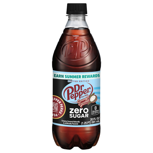 Dr Pepper Zero Sugar Creamy Coconut Soda