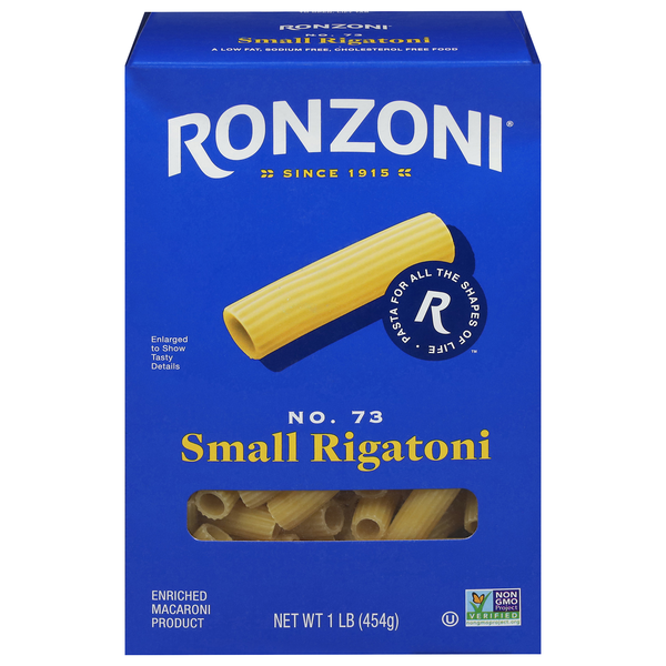 Ronzoni Small Rigatoni Pasta