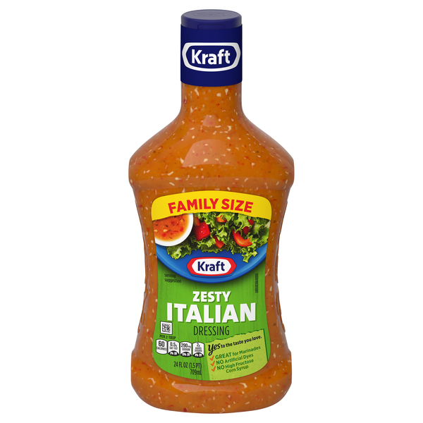 Kraft Kraft Zesty Italian Dressing Family Size