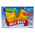 Tower Isle's Jamaican Style Hot Beef Turnover Patties - 3 ct Frozen
