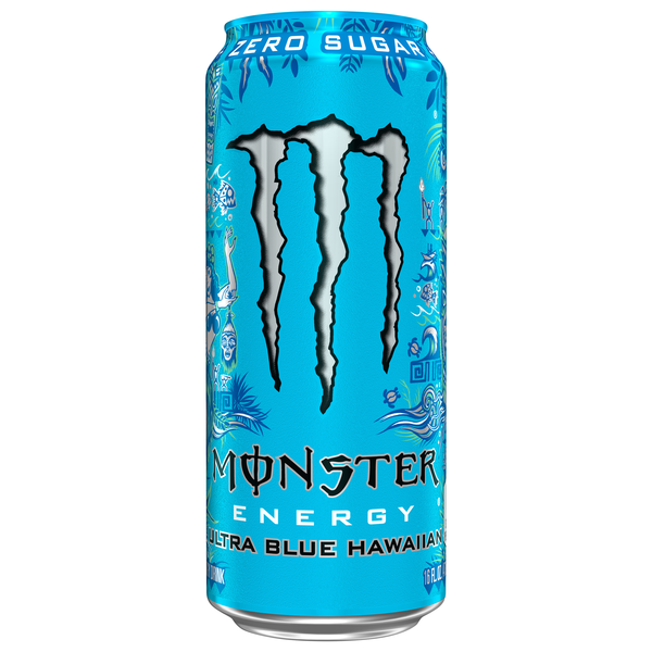 Monster Zero Sugar Ultra Blue Hawaiian Energy Drink