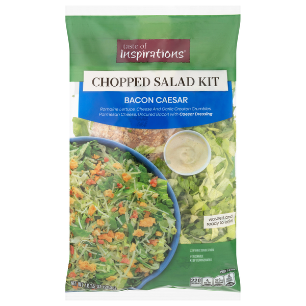 Taste of Inspirations Bacon Caesar Chopped Salad Kit