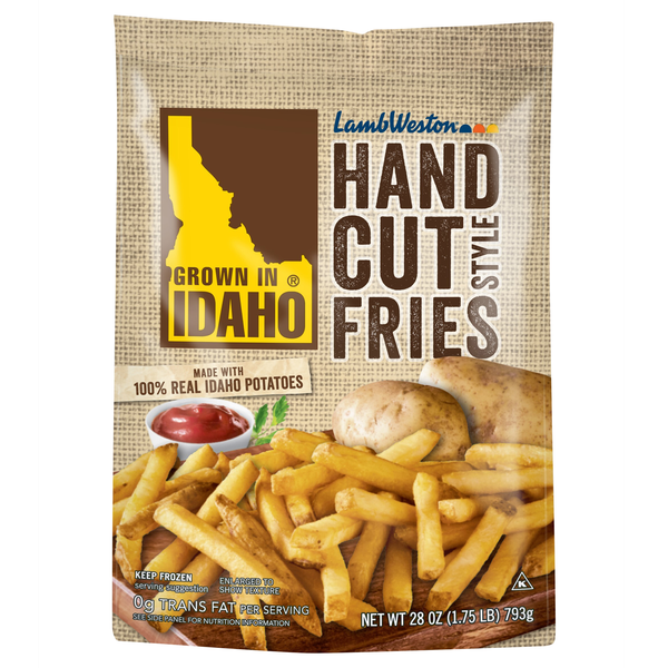Lamb Weston Grown in Idaho Hand Cut Style Fries Frozen