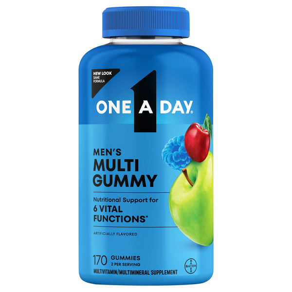 One A Day Men's VitaCraves Multivitamin Gummies