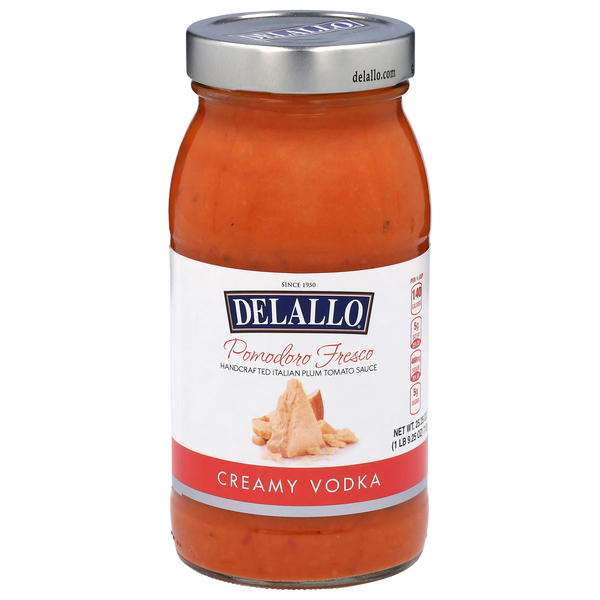 DeLallo Pomodoro Fresco Creamy Vodka Pasta Sauce