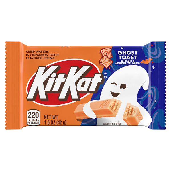 KIT KAT Cinnamon Toast Flavored Creme Wafer Halloween Candy Bar Snack Size
