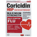Coricidin HBP Multi-Symptom Flu Maximum Strength Tablets