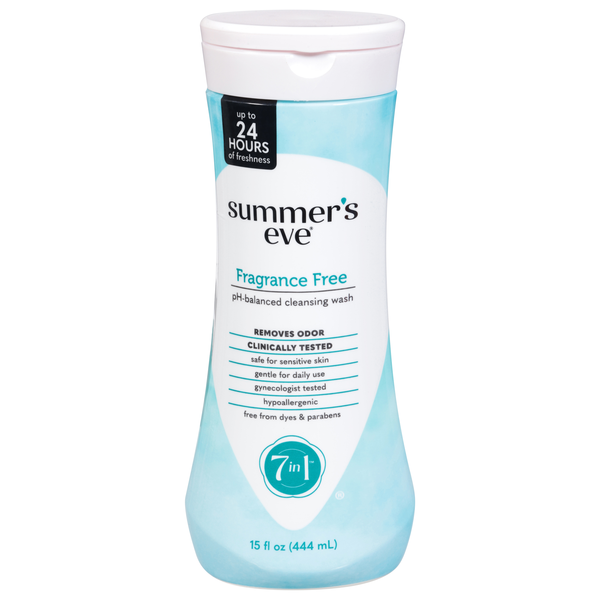 Summer's Eve Fragrance Free Cleansing Wash