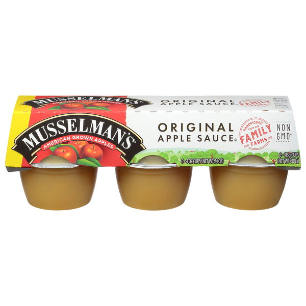 Musselman's Original Applesauce Cups - 6 ct