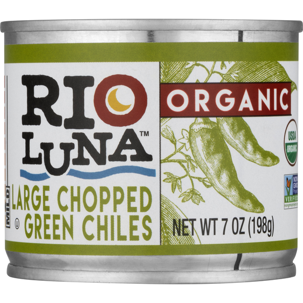 Rio Luna Organic Large Chopped Mild Green Chiles