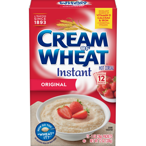 Cream of Wheat Instant Original Hot Cereal - 12 ct