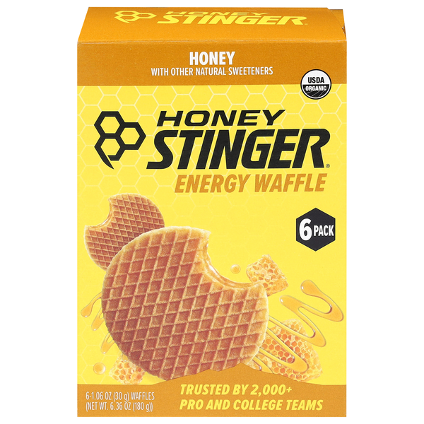 Honey Stinger Honey Energy Waffles - 6 ct