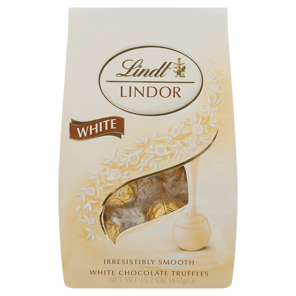 Lindt Lindor White Chocolate Candy Truffles