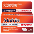 Motrin Dual Action with Tylenol Ibuprofen & Acetaminophen Tablets