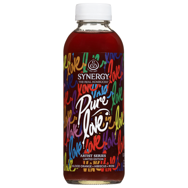 GT's Synergy Pure Love Artist Series Limited Edition Raw Kombucha