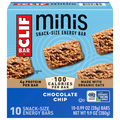 CLIF Minis Chocolate Chip Snack Size Energy Bars - 10 ct