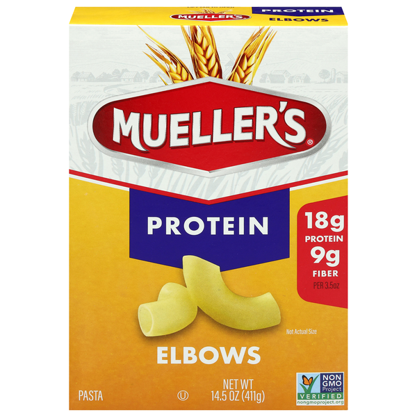 Mueller's 18g Protein Elbows Macaroni Pasta