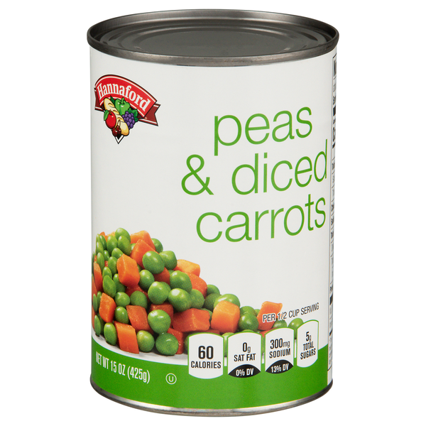Hannaford Peas & Diced Carrots