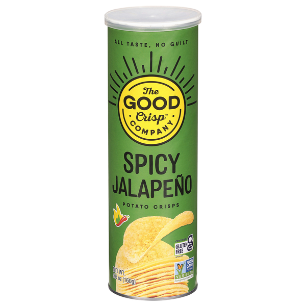 The Good Crisp Company Spicy Jalapeno Potato Crisps Chips