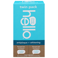 hello Antiplaque + Whitening Natural Peppermint Toothpaste Twin Pack