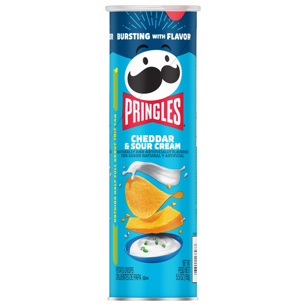 Pringles Cheddar & Sour Cream Potato Crisps Chips