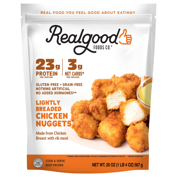 Realgood Lightly Breaded Chicken Nuggets Frozen