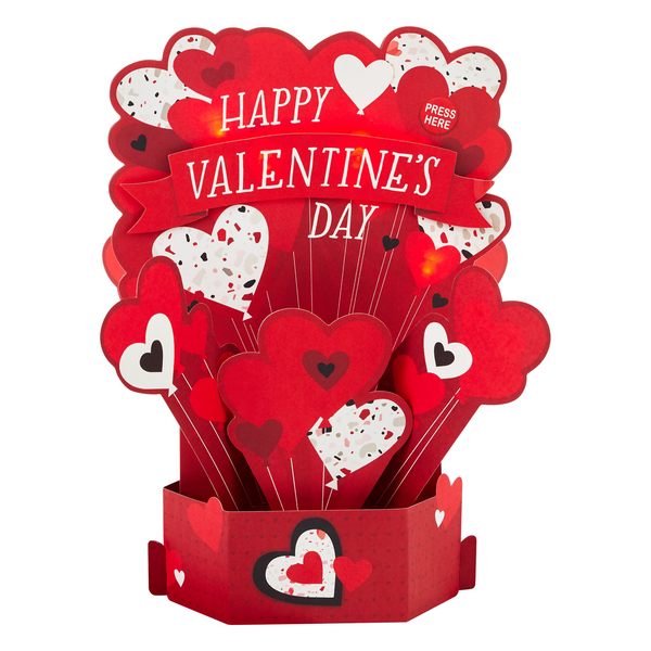 Hallmark Paper Wonder Musical Pop Up Valentine's Day Card (Happy)