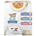 Fancy Feast Broths Classic Collection Cat Food Complement Variety - 12 ct