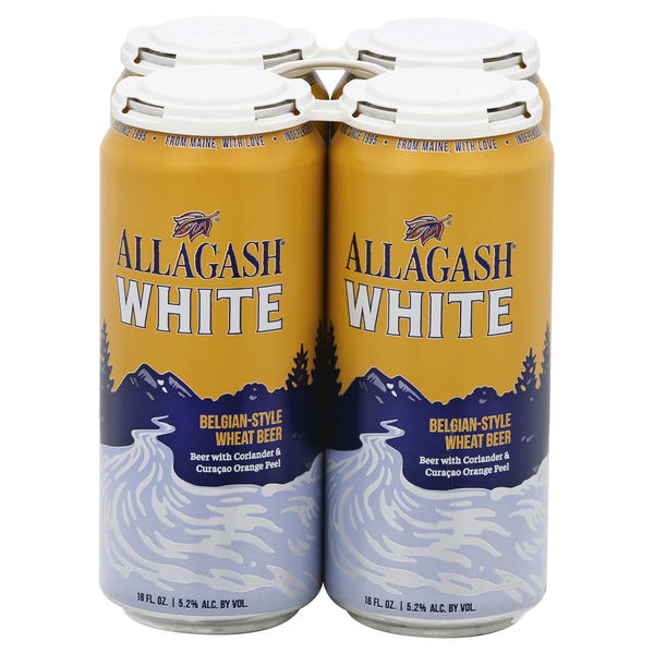 Allagash Brewing Company White Belgian-Style Wheat Beer - 4 pk