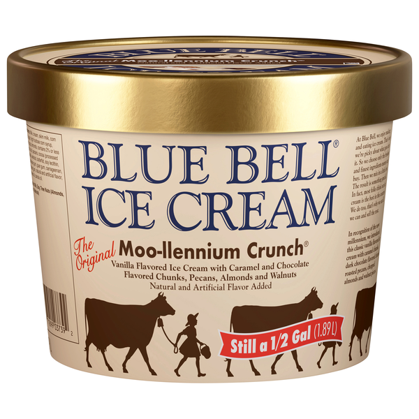 Blue Bell The Orginal Moo-llennium Crunch Ice Cream
