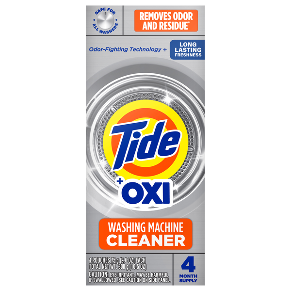 Tide Enhanced with Oxi Washing Machine Cleaner - 4 ct