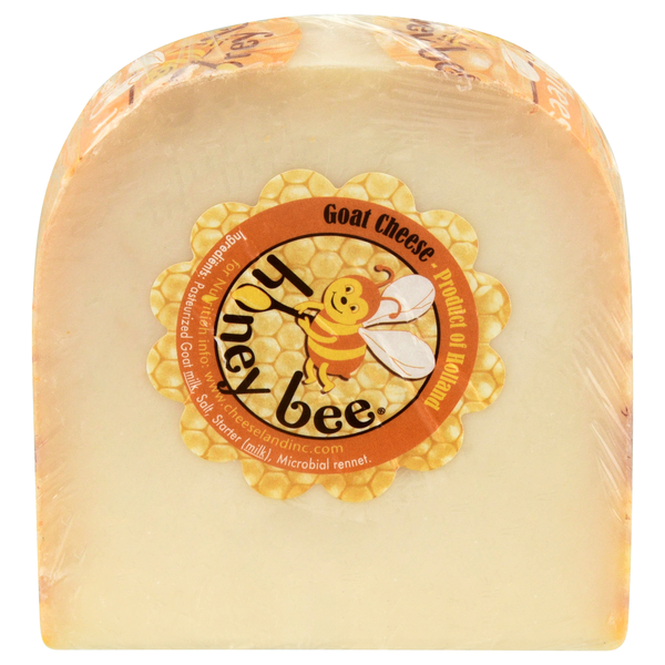 Honey Bee Goat Cheese Wedge