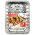 Handi-Foil Giant Meal Prep Pans with Board Lids