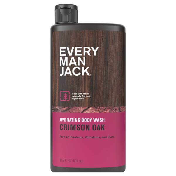Every Man Jack Limited Edition Crimson Oak Body Wash & Shower Gel