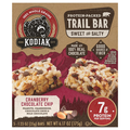 Kodiak Cranberry Chocolate Chip 7g Protein Packed Trail Bars - 5 ct