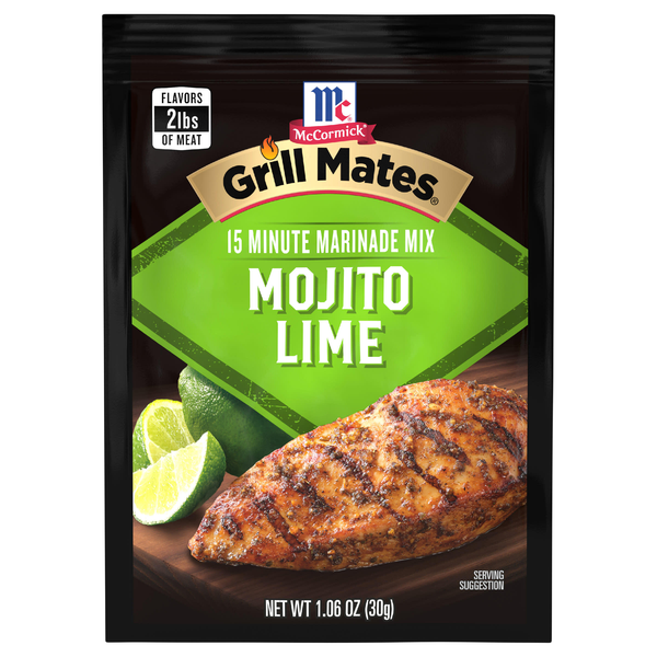 McCormick Grill Mates Mojito Lime 15 Minute Marinade Mix Packet
