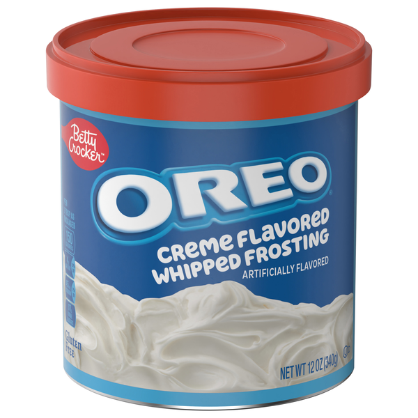 Betty Crocker Whipped OREO Creme Flavored White Frosting