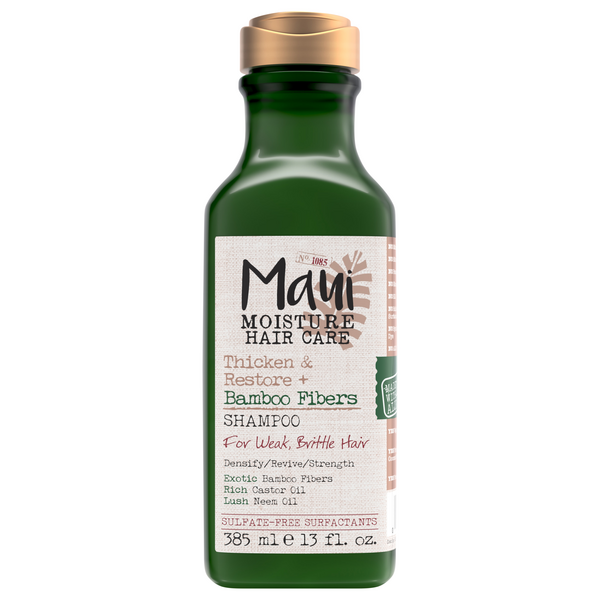 Maui Moisture Bamboo Fibers Shampoo Weak Brittle Hair Silicone Free