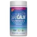 Natural Vitality Calm Raspberry-Lemon Magnesium Supplement Gummies
