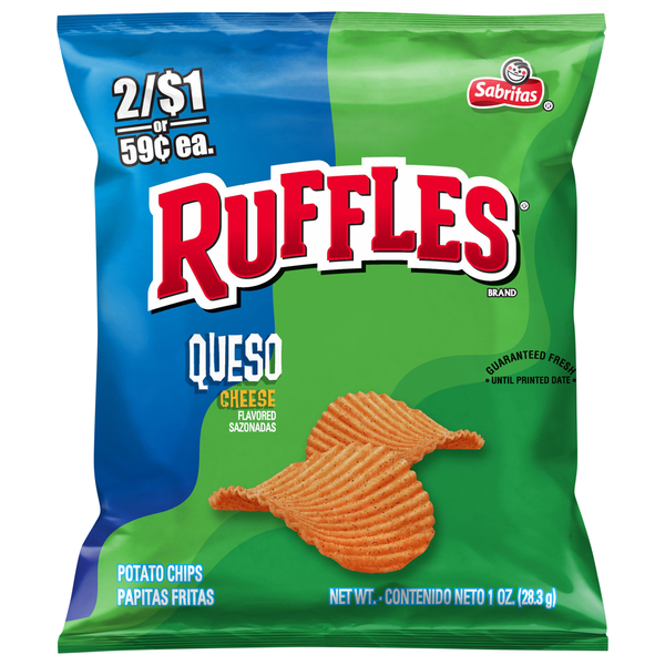 Ruffles Queso Cheese Potato Chips