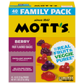 Mott's Berry Fruit Flavored Snacks Family Pack - 40 ct