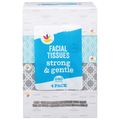 Giant Soft & Gentle Unscented 2-Ply Facial Tissue 160 ct ea - 4 pk