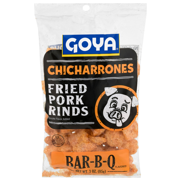 Goya Chicharrones Bar-B-Q Fried Pork Skins