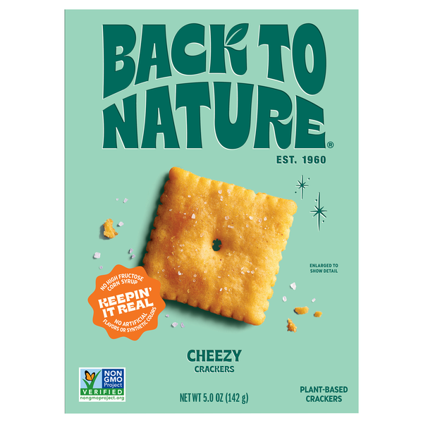 Back to Nature Cheezy Plant Based Crackers