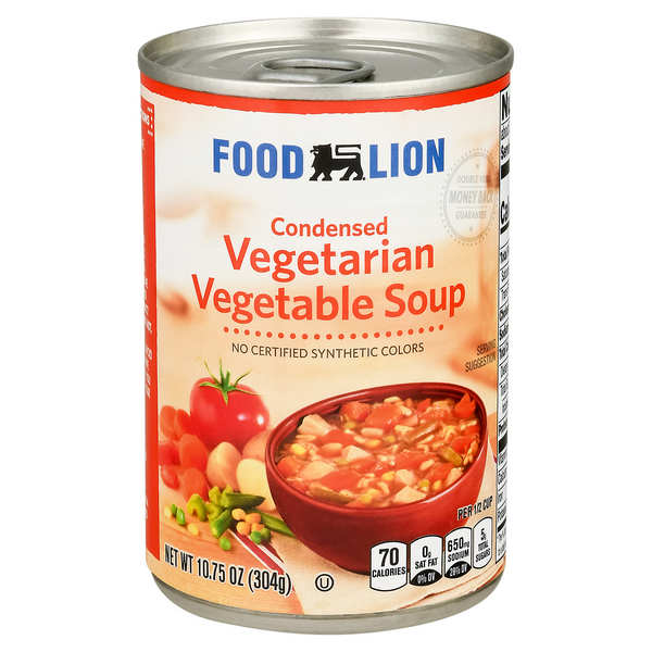 Food Lion Condensed Vegetarian Vegetable Soup