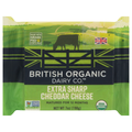 British Organic Dairy Co. Imported Aged Extra Sharp Cheddar Cheese Block