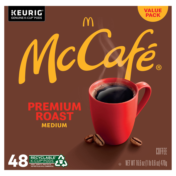 McCafe Premium Roast Medium Roast Coffee K-Cup Pods